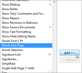 print pdf shrink to fit one page