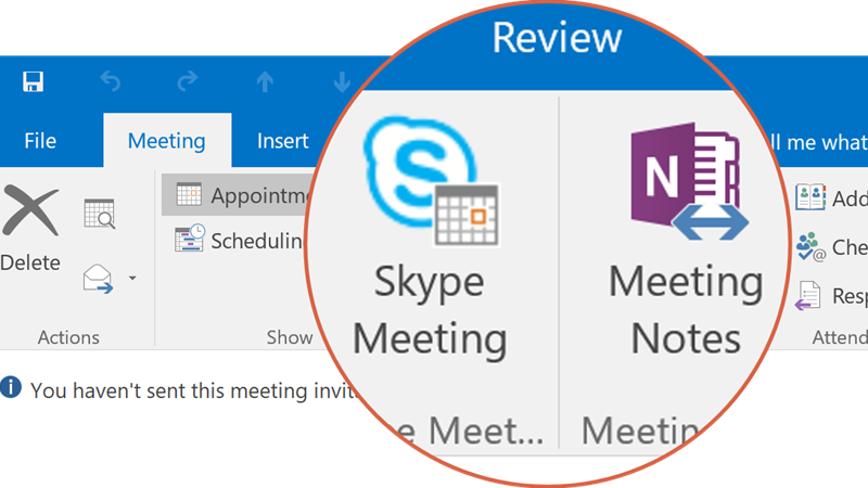 Collaborate with Skype and OneNote