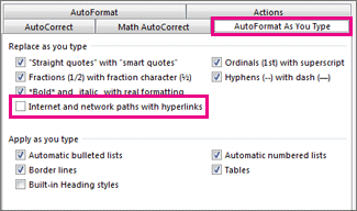 Internet and network paths with hyperlinks